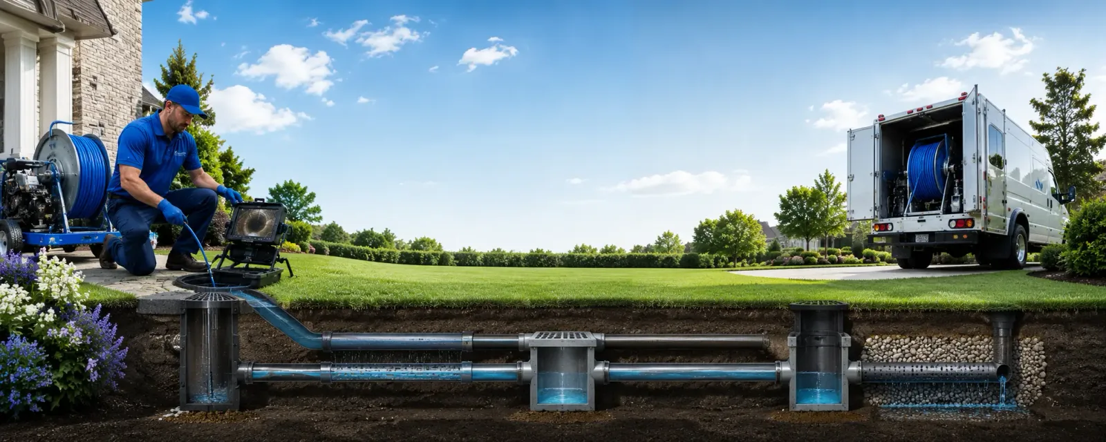 Outdoor drain cleaning information for Jamestown, KS